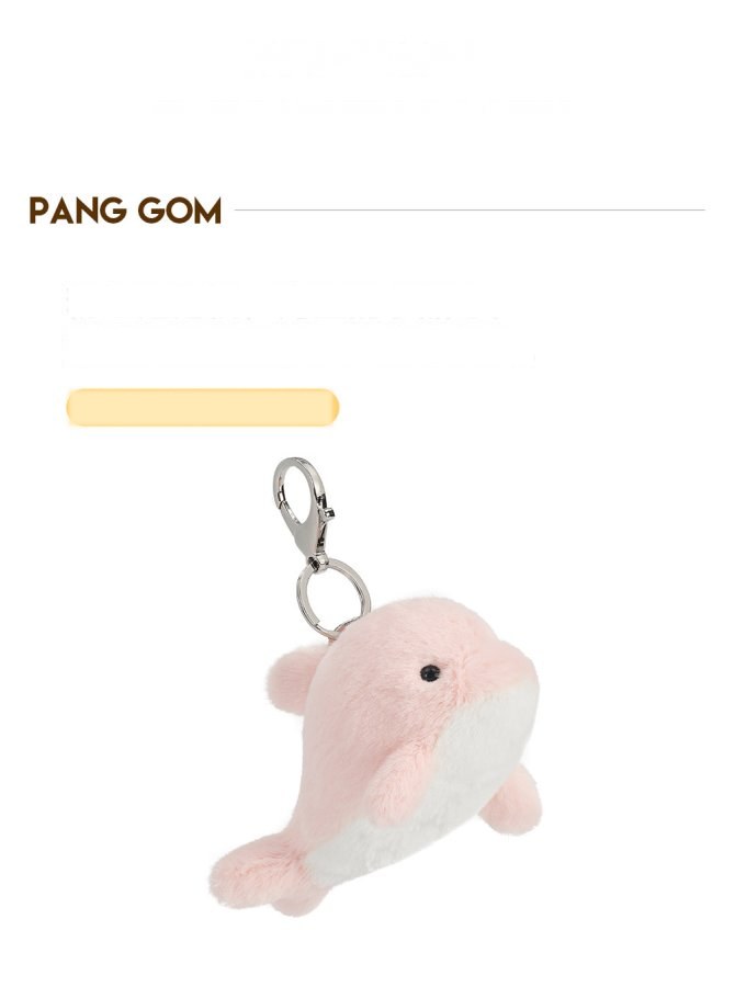 Pink Dolphin Plush Charm