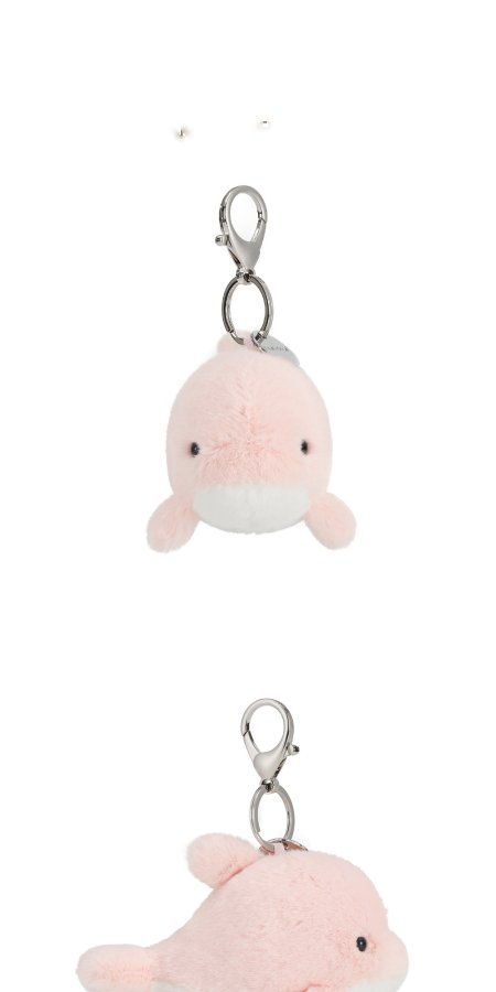 Pink Dolphin Plush Charm