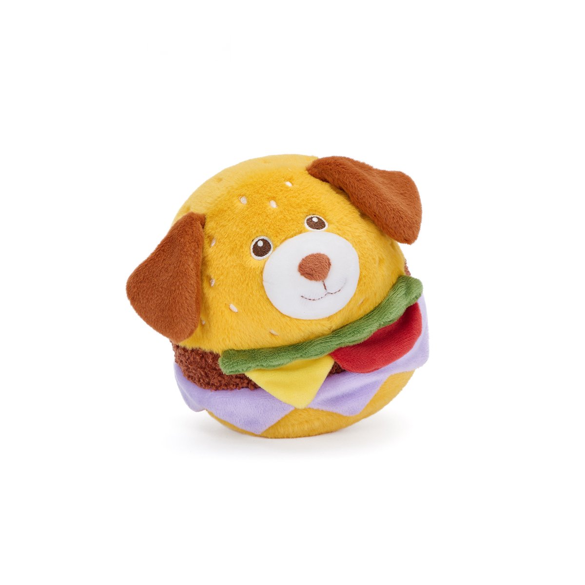 Happy Puppy Burger Plush Toy