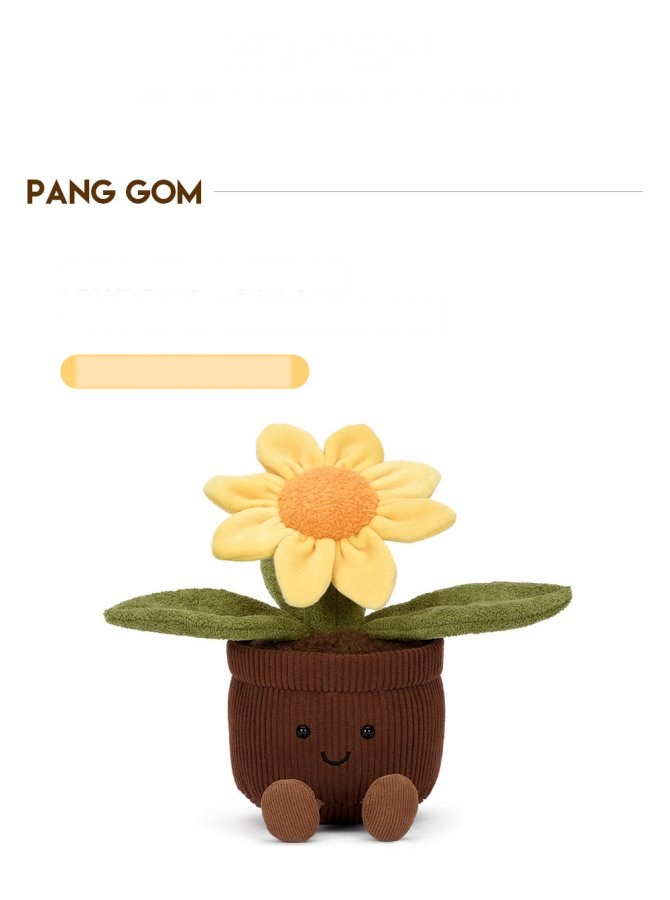 Mini Sunflower Pot Plush