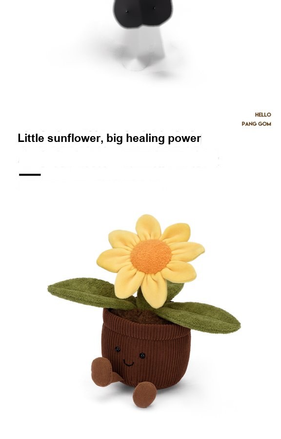 Mini Sunflower Pot Plush