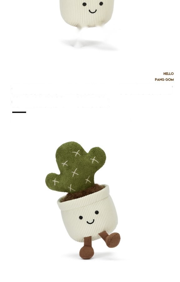 Mini Cactus Pot Plush