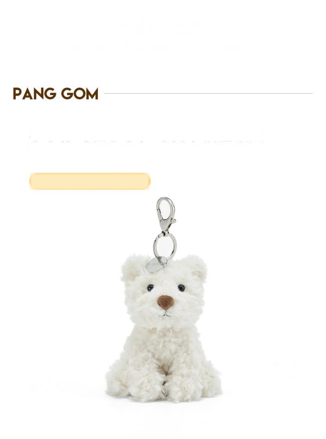 Westie Puppy Plush Charm