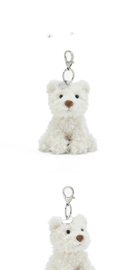 Westie Puppy Plush Charm