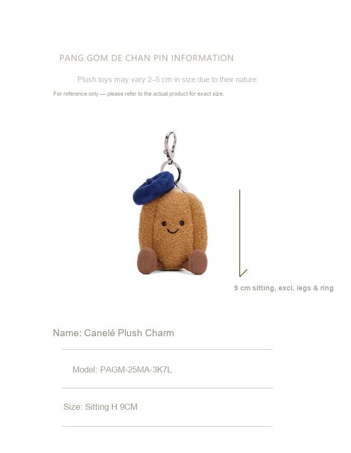 Canelé Plush Charm