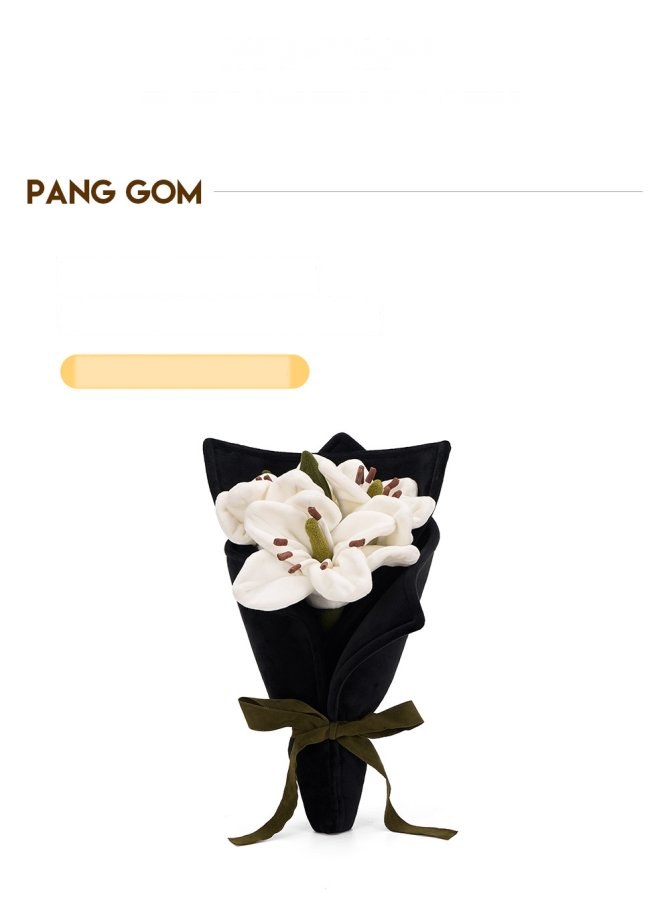 Handheld Lily Bouquet Plush