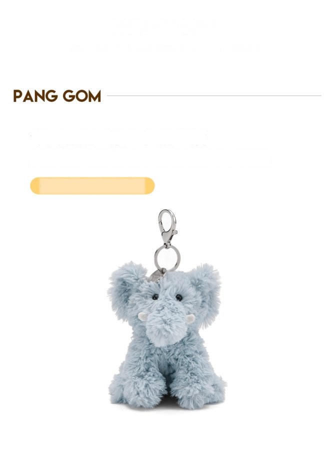 Blu Elephant Plush Charm