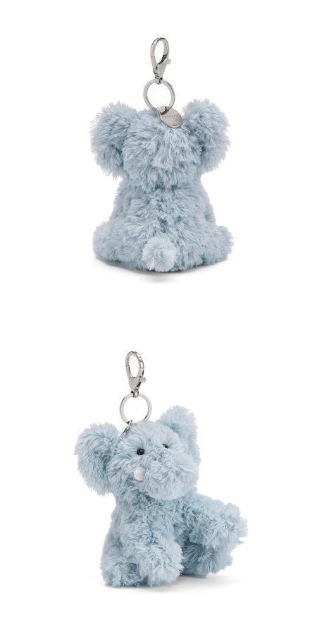 Blu Elephant Plush Charm