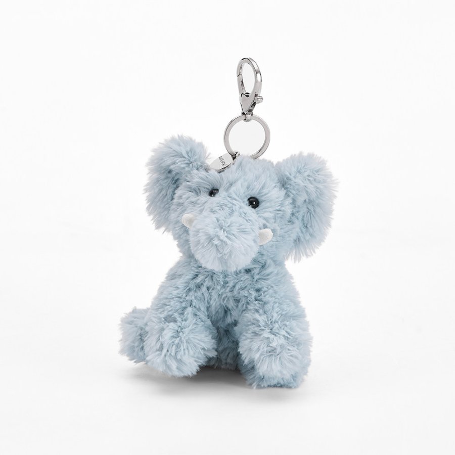 Blu Elephant Plush Charm