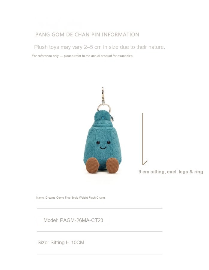 Dreams Come True Scale Weight Plush Charm