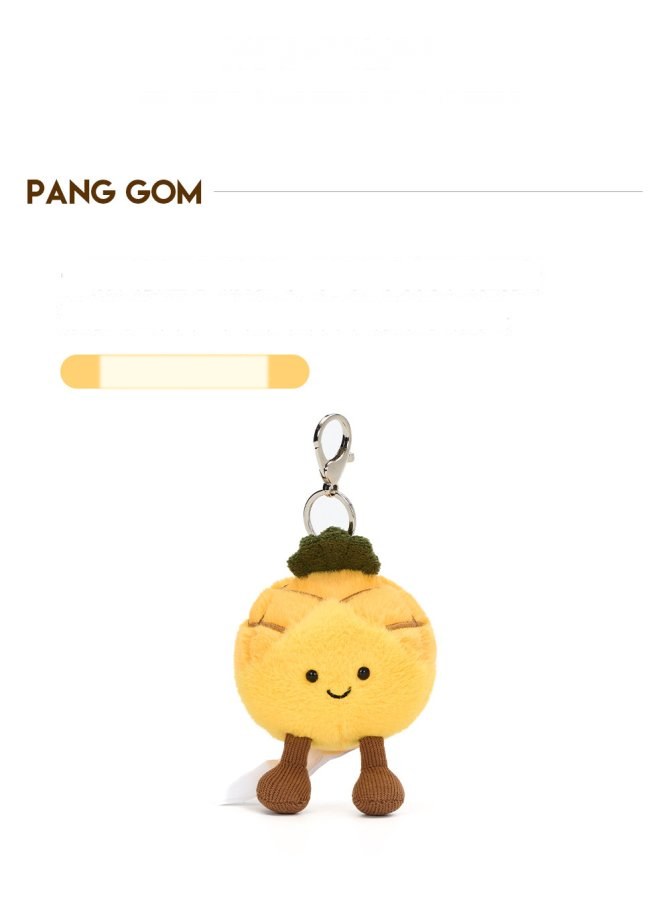 Happy Pineapple Plush Charm