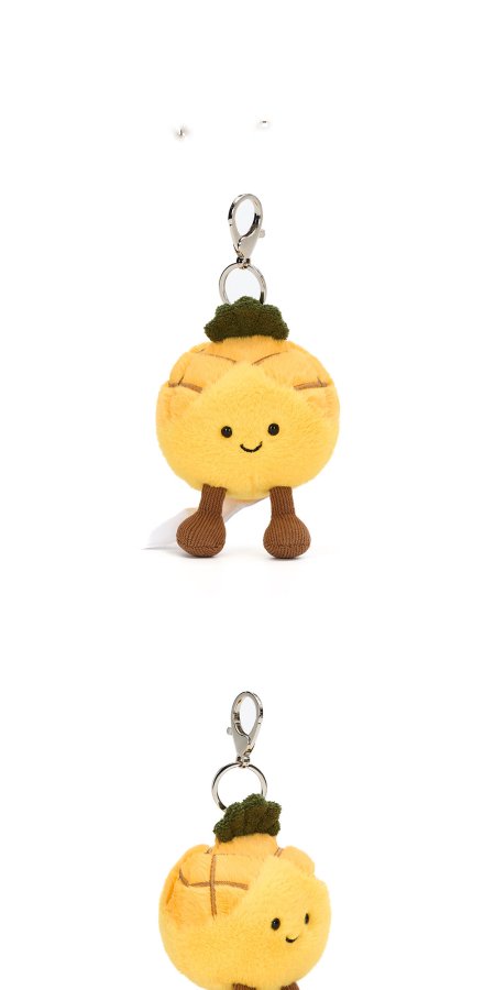 Happy Pineapple Plush Charm