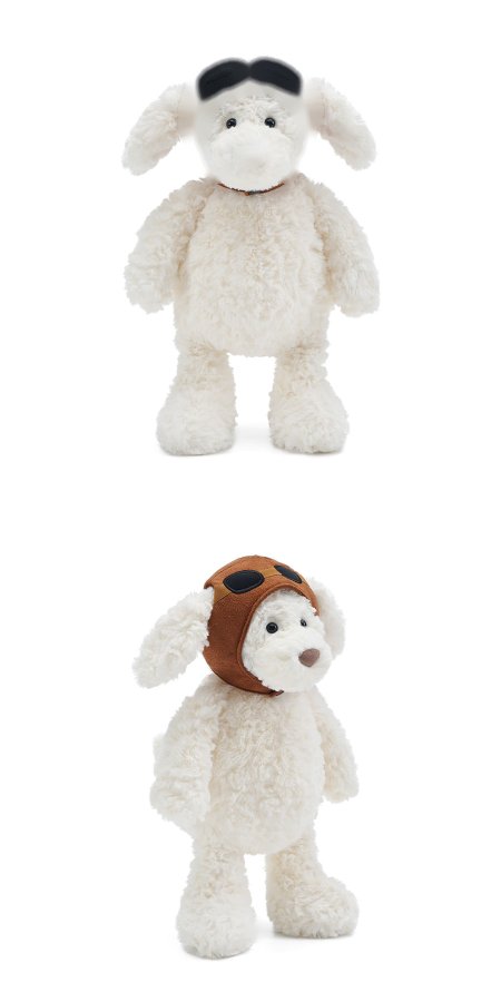 Pilot Happy Puppy Plush Toy