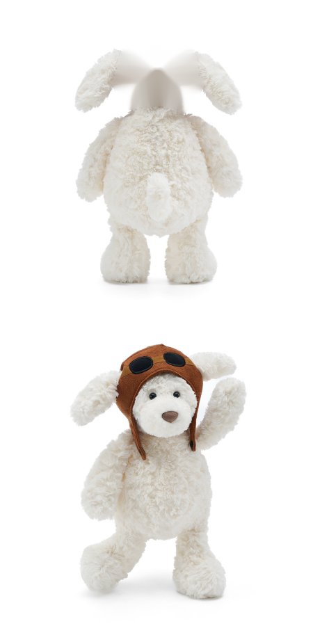 Pilot Happy Puppy Plush Toy