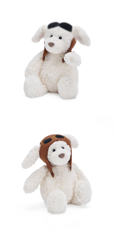 Pilot Happy Puppy Plush Toy
