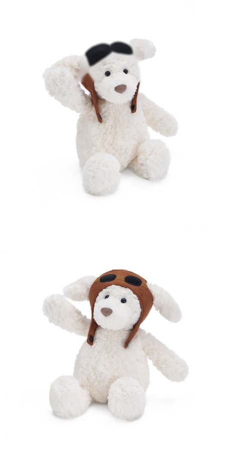 Pilot Happy Puppy Plush Toy