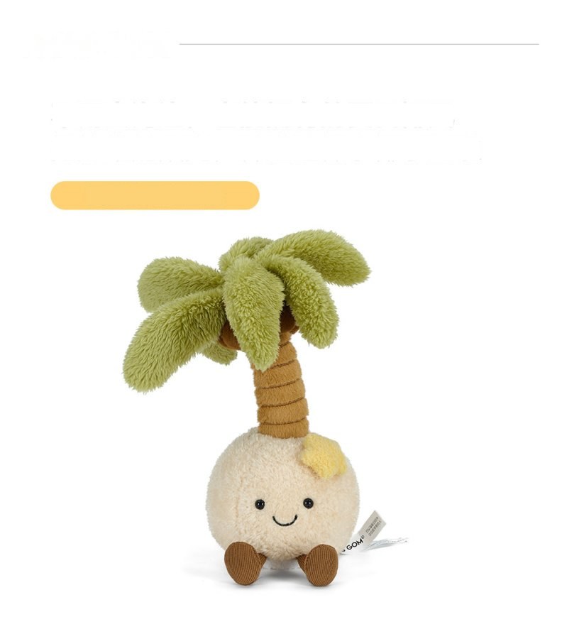 Happy Coconut Palm Plush