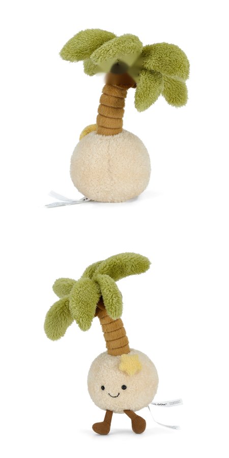 Happy Coconut Palm Plush