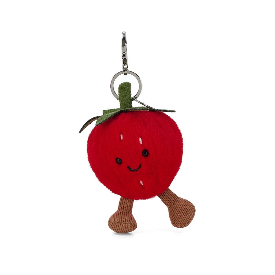 Happy Strawberry Plush Charm