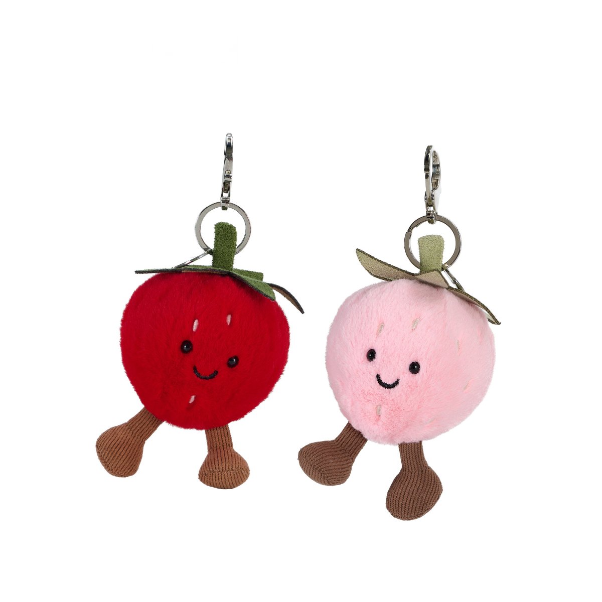 Happy Strawberry Plush Charm