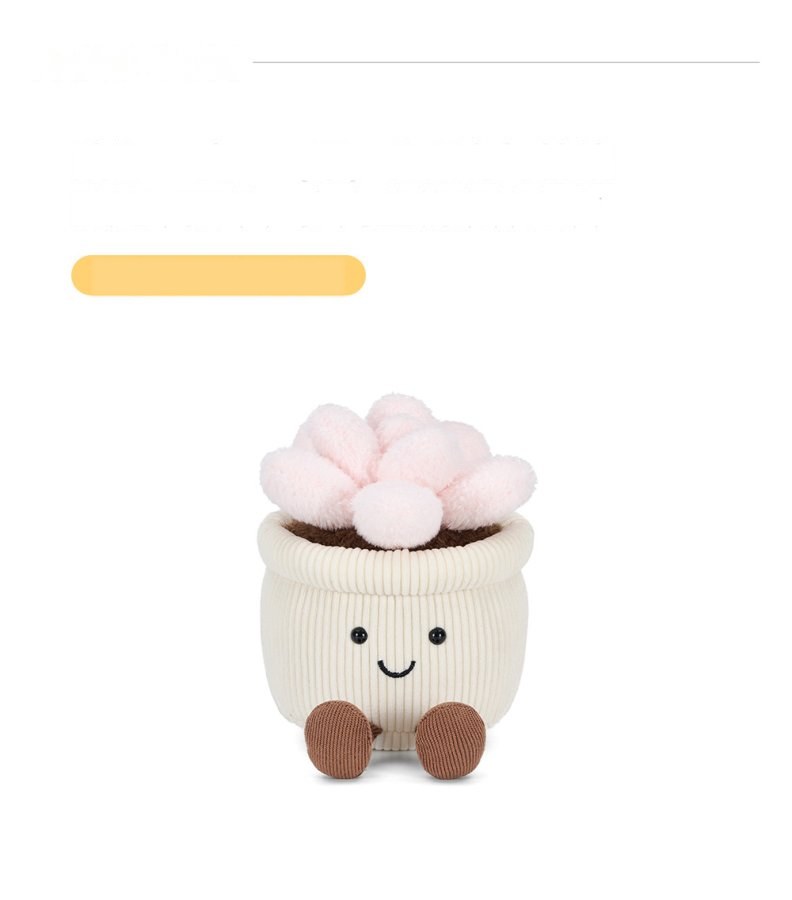 Happy Succulent Pot Plush