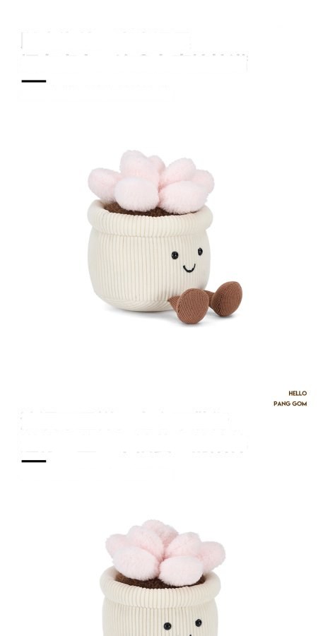 Happy Succulent Pot Plush