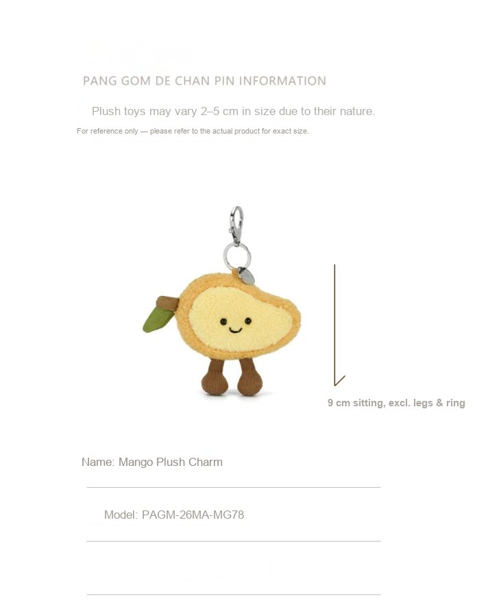 Mango Plush Charm