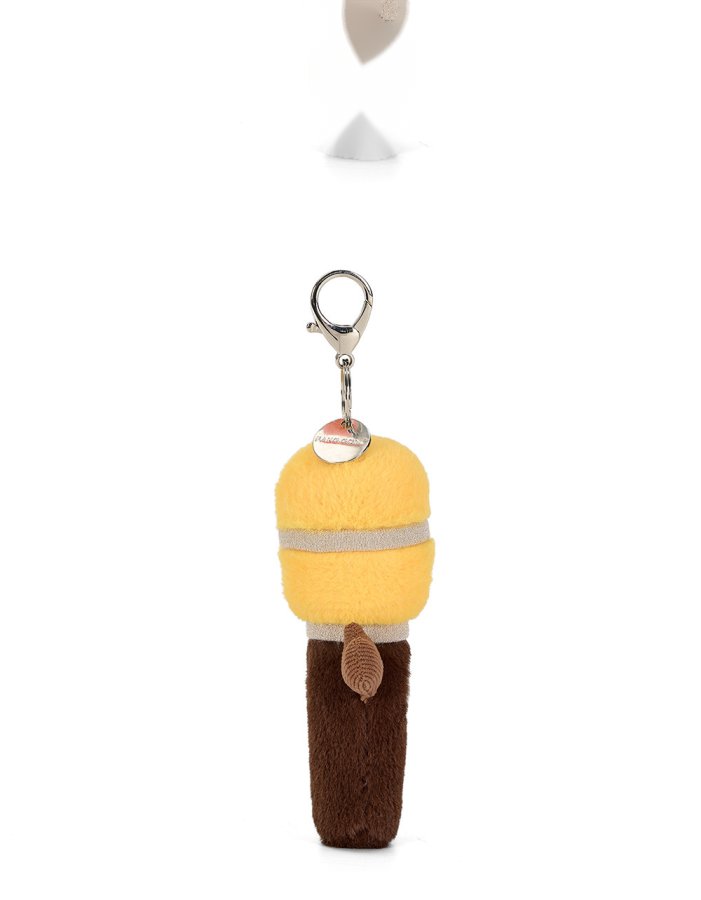 Happy Microphone Plush Charm