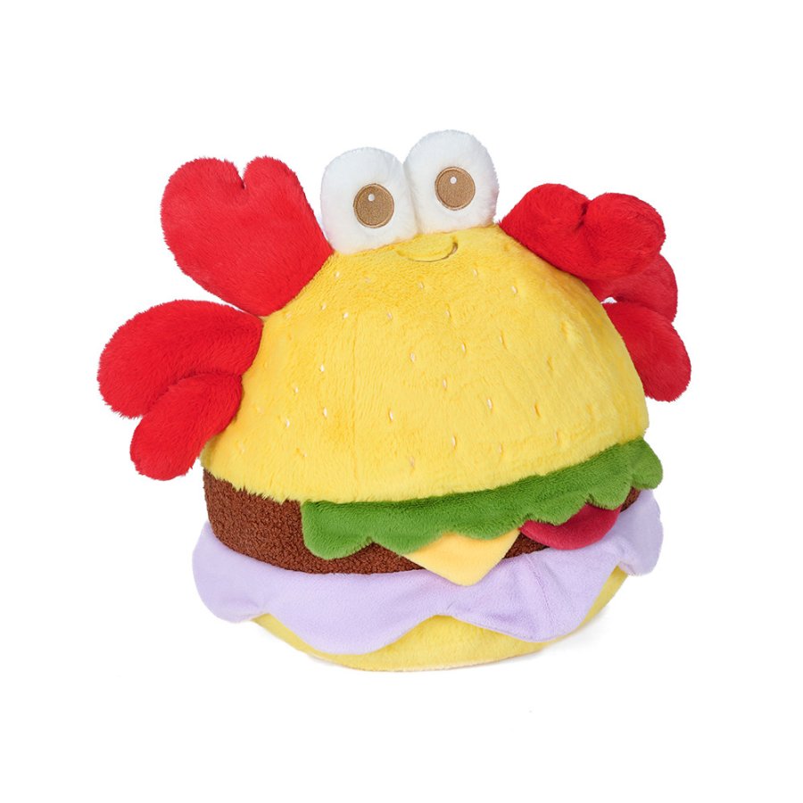Crab Burger Plush Charm (New)