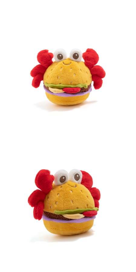 Crab Burger Plush Charm (New)