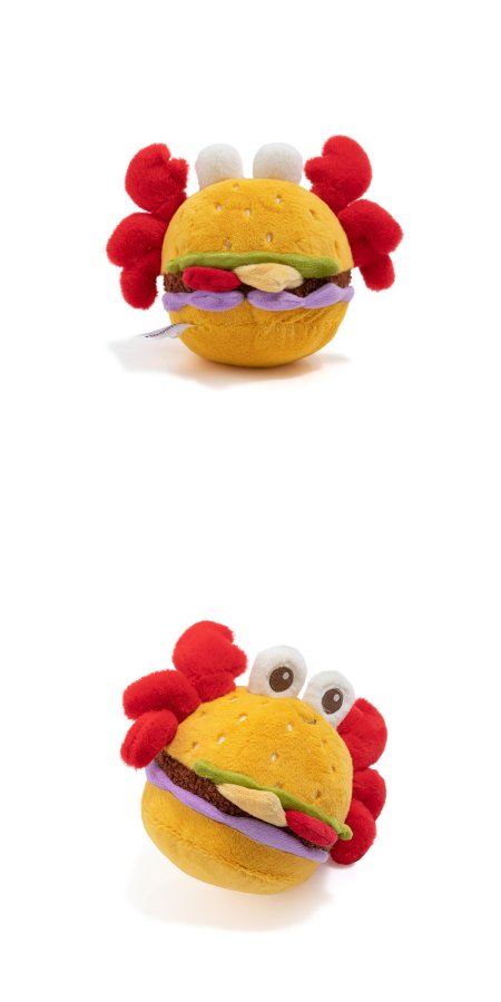 Crab Burger Plush Charm (New)