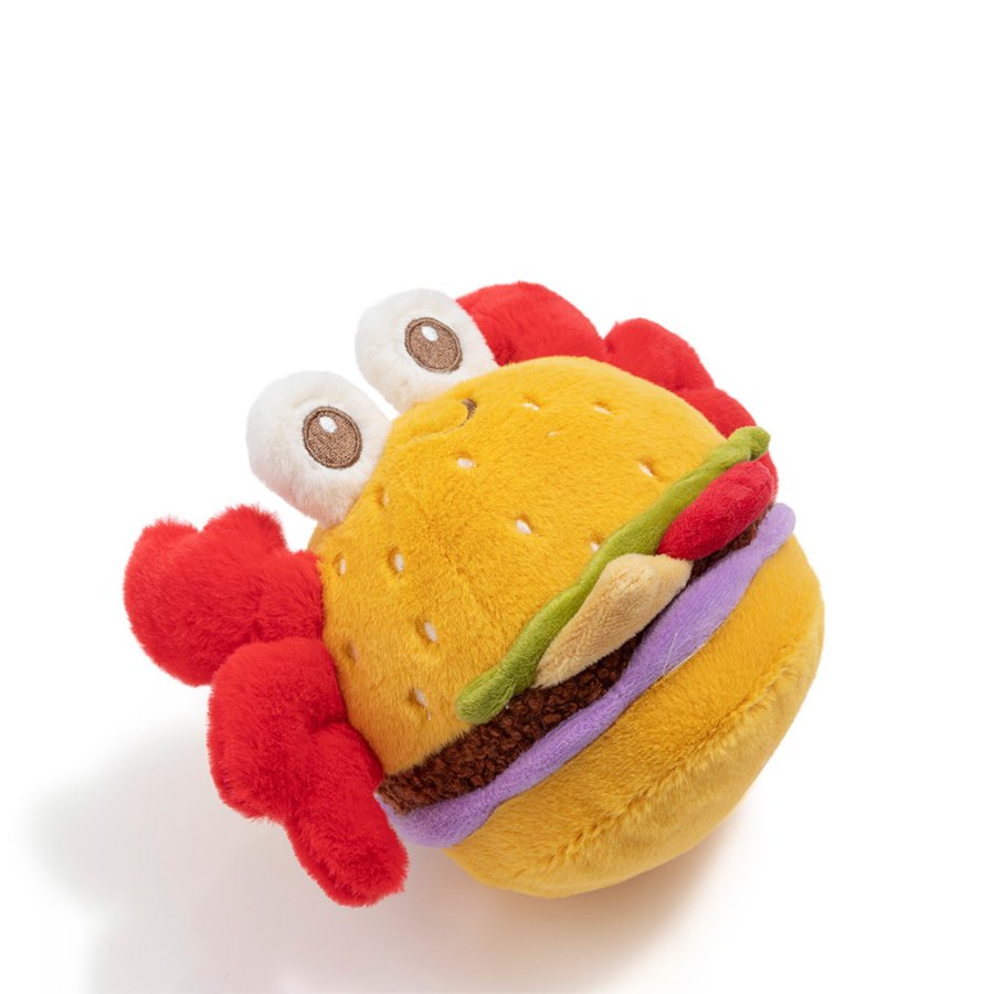 Crab Burger Plush Charm (New)