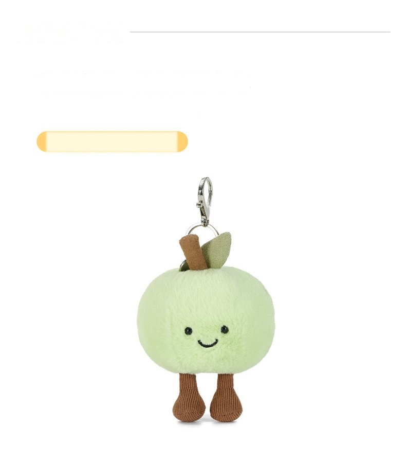 Green Apple Plush Charm
