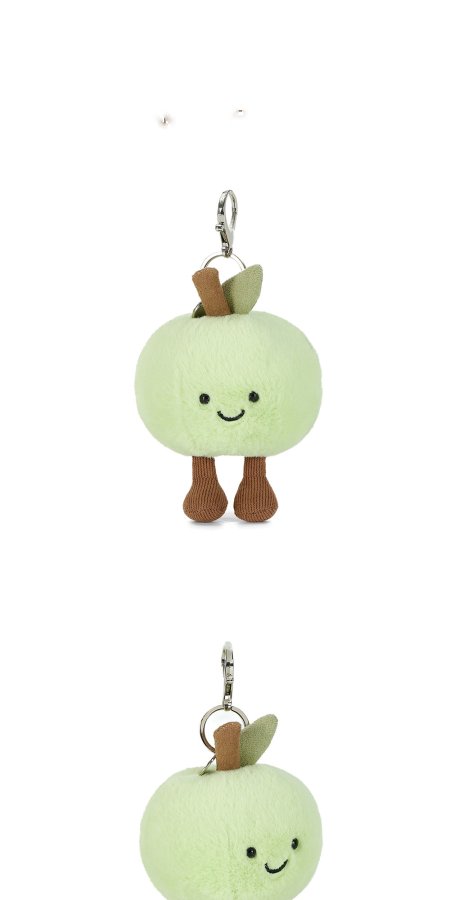 Green Apple Plush Charm