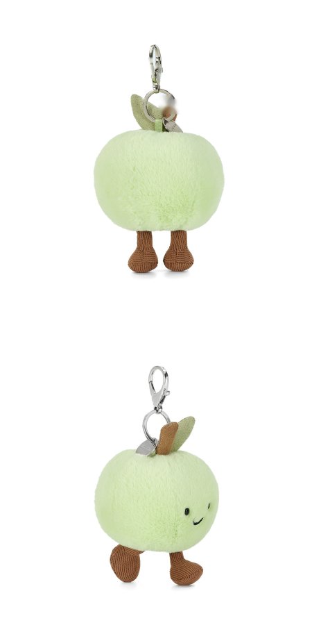 Green Apple Plush Charm