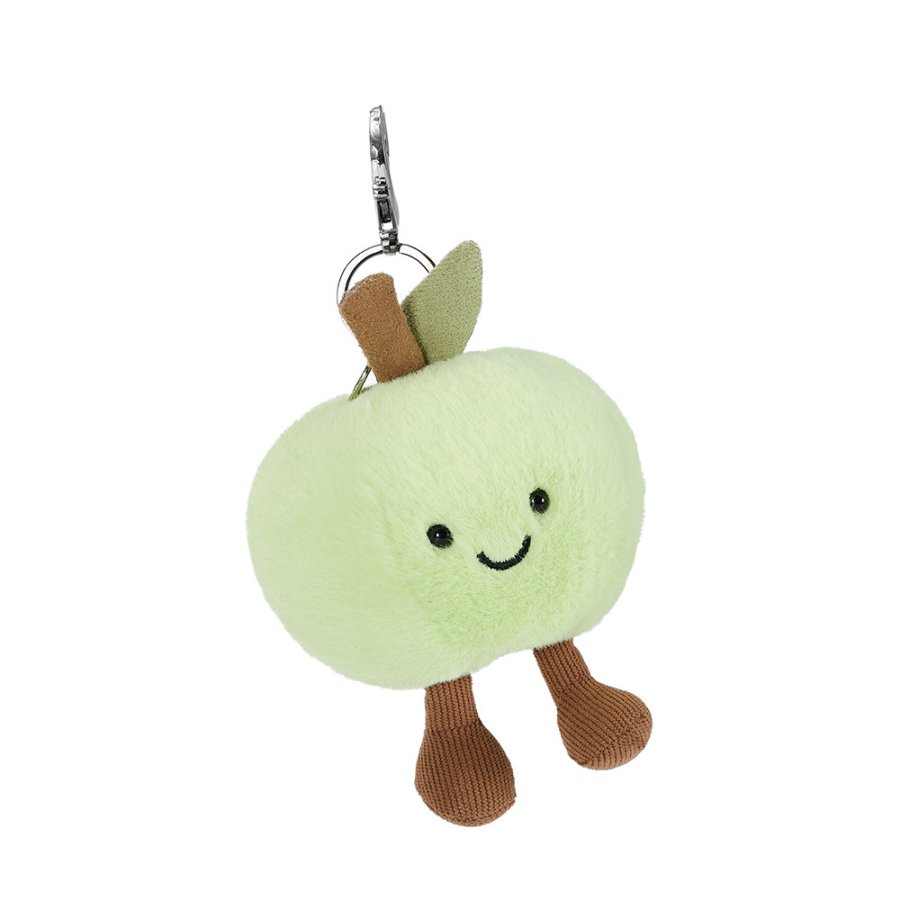 Green Apple Plush Charm