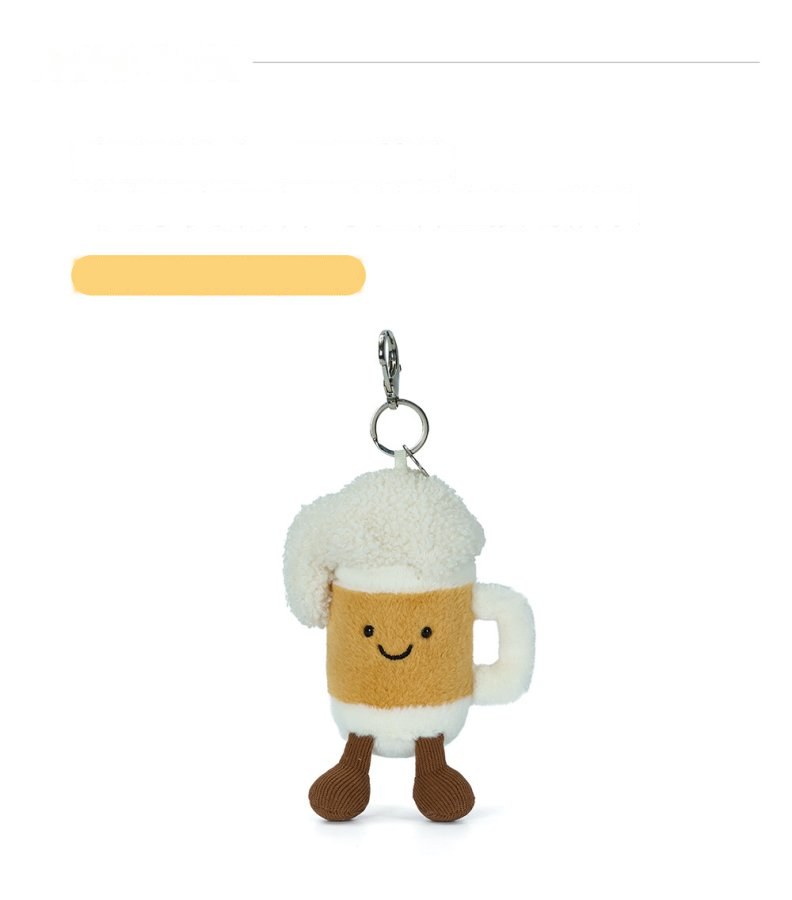 Beer Mug Plush Charm