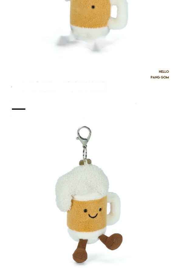 Beer Mug Plush Charm