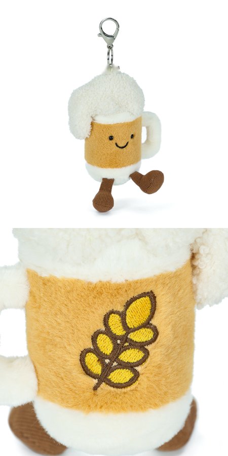 Beer Mug Plush Charm
