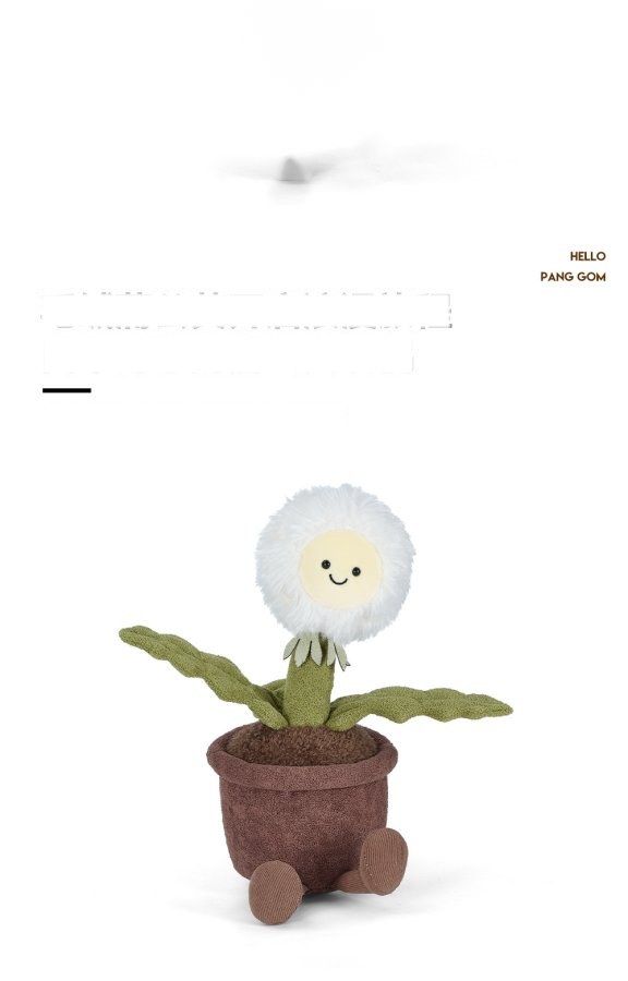 Happy Dandelion Pot Plush