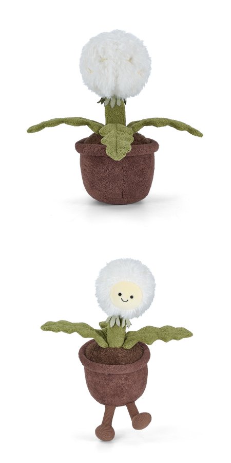 Happy Dandelion Pot Plush