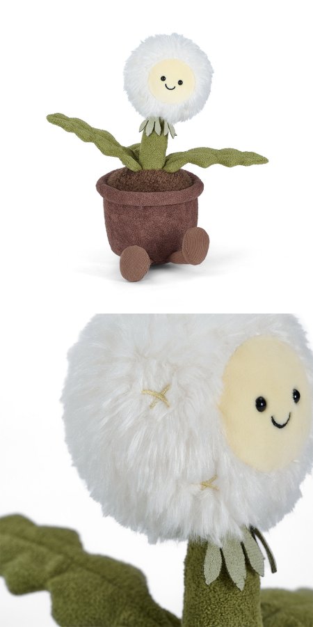 Happy Dandelion Pot Plush