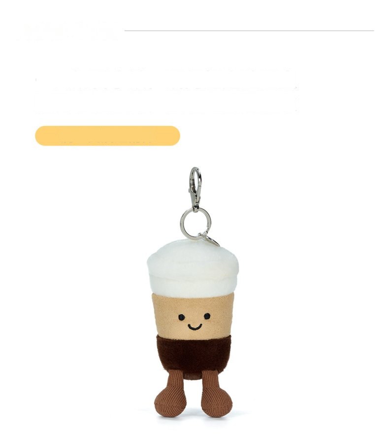 Happy Latte Plush Charm