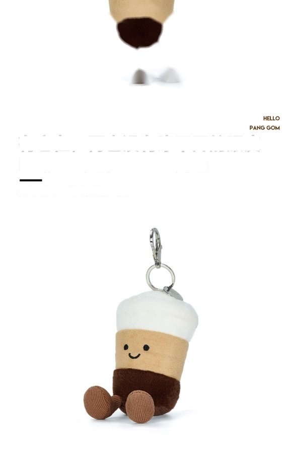 Happy Latte Plush Charm