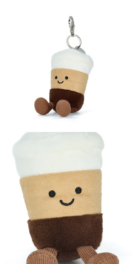 Happy Latte Plush Charm
