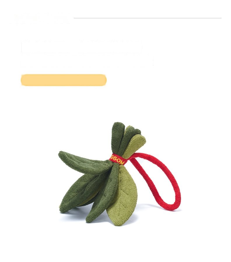 Lucky Pomelo Leaf Plush Charm