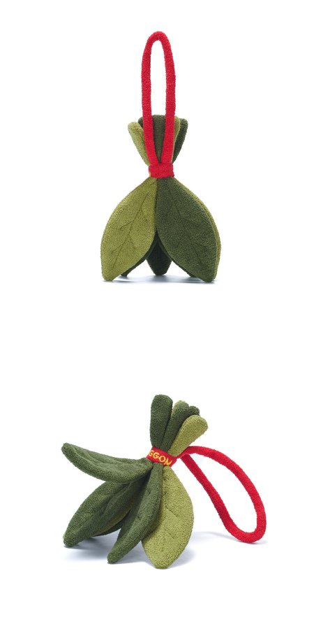 Lucky Pomelo Leaf Plush Charm