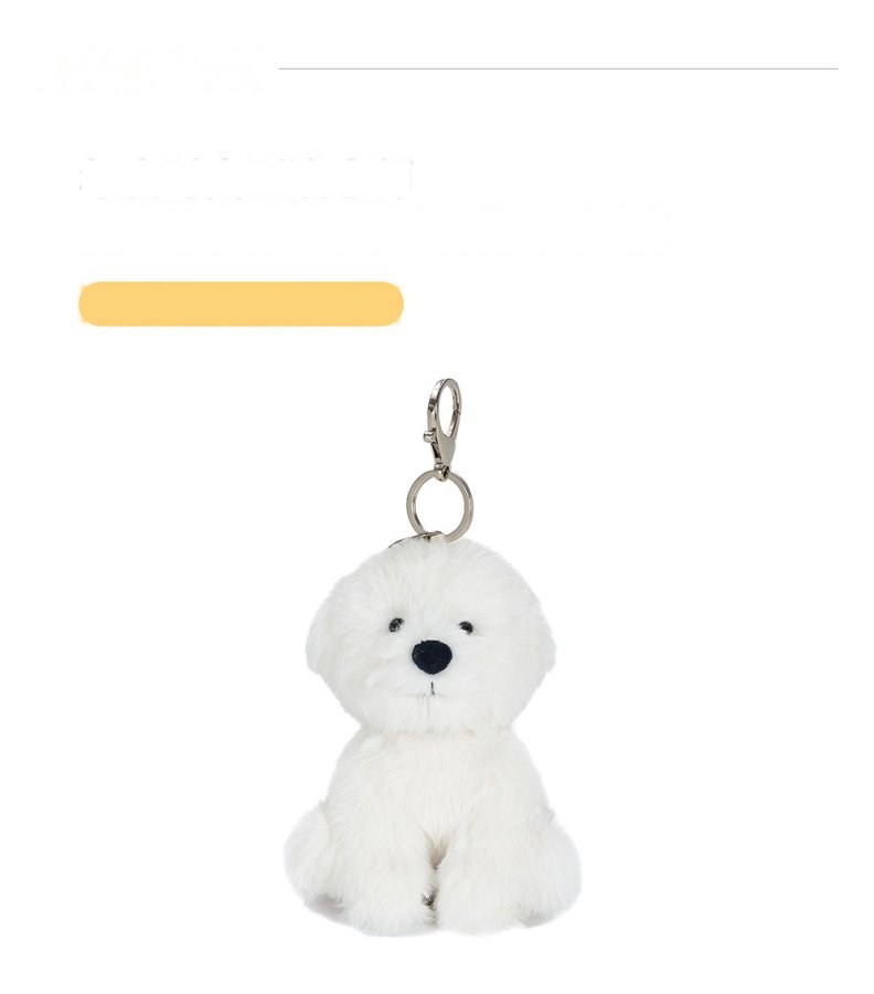 Bichon Frise Puppy Plush Charm