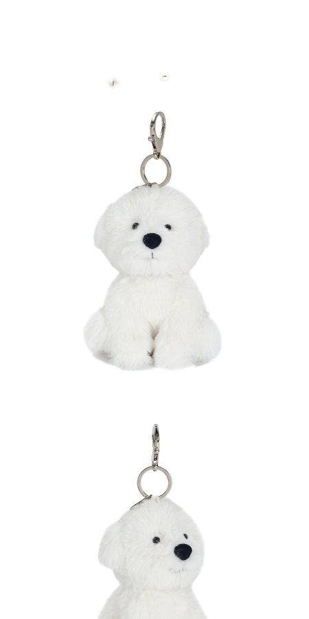 Bichon Frise Puppy Plush Charm