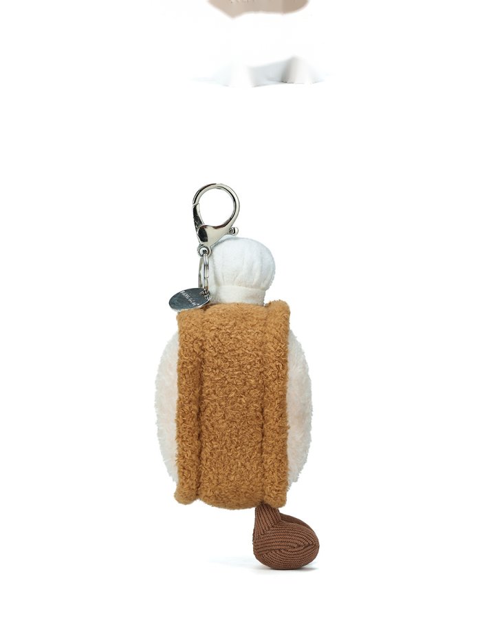 Toast Slice Plush Charm